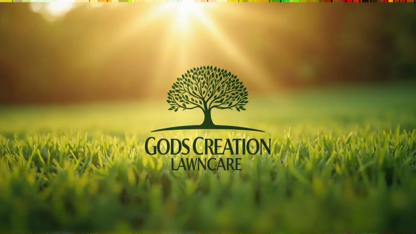 God's Creation Lawn Service Logo